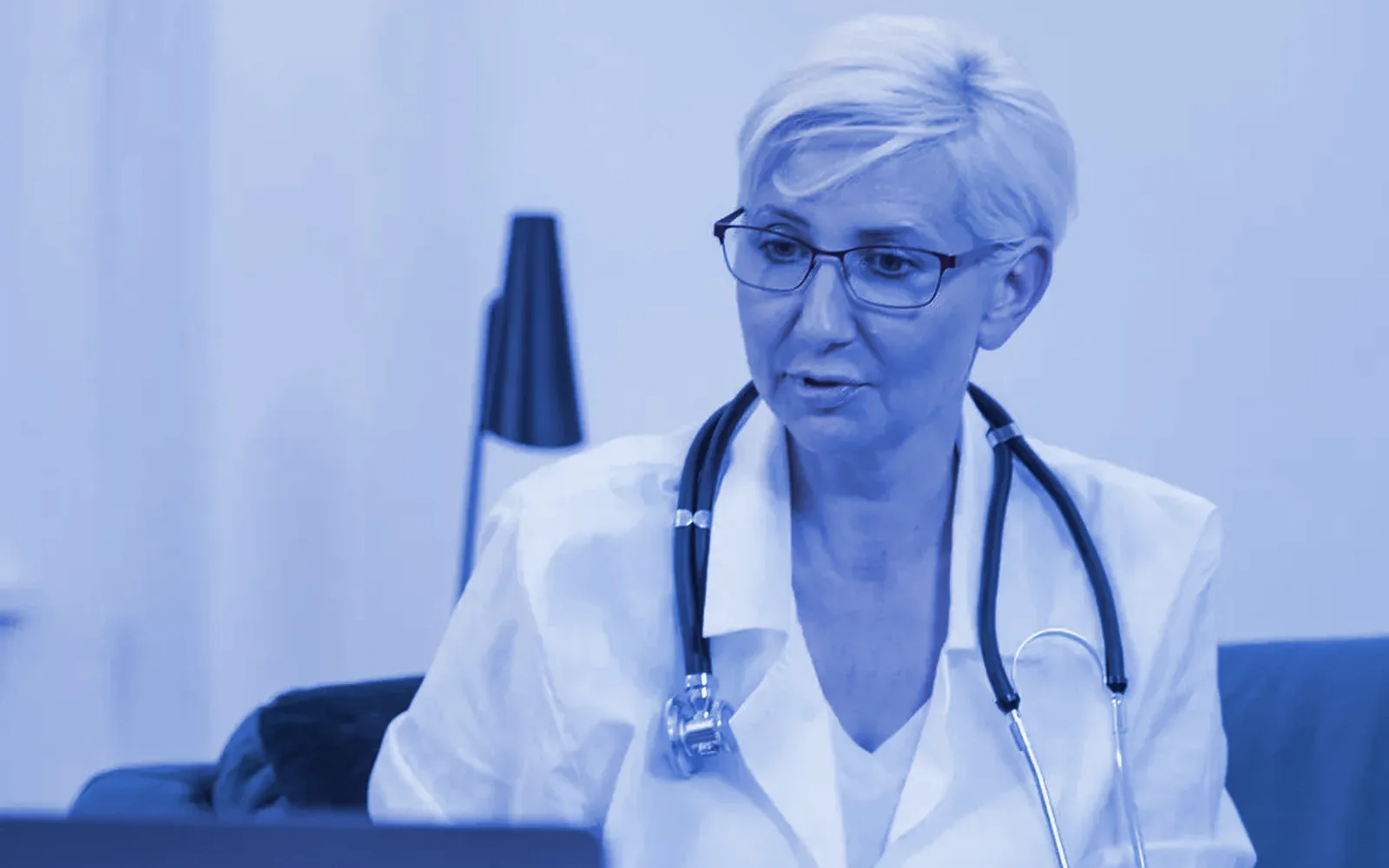 Employee on a telehealth visit